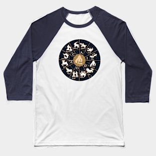 Virgo, Zodiac, Astrology, Horoscope, Stars, Sun-and-moon. Birthday, Valentines-day, Holidays, Baseball T-Shirt